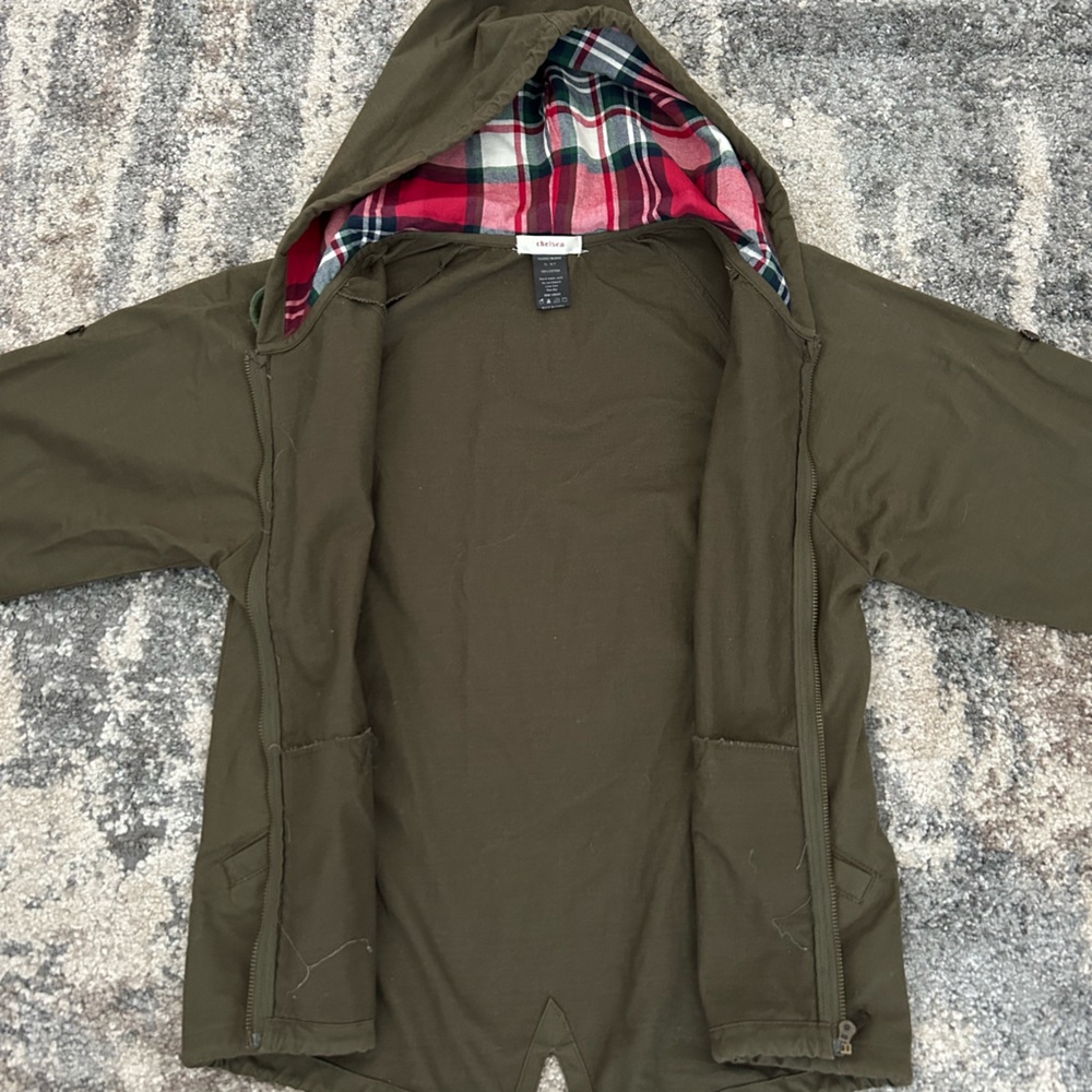 Chelsea Kids Jacket in Dark Green size 13-14Y